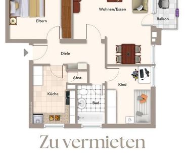 3-Zimmer-Wohnung im Zentrum von Willich - Foto 1