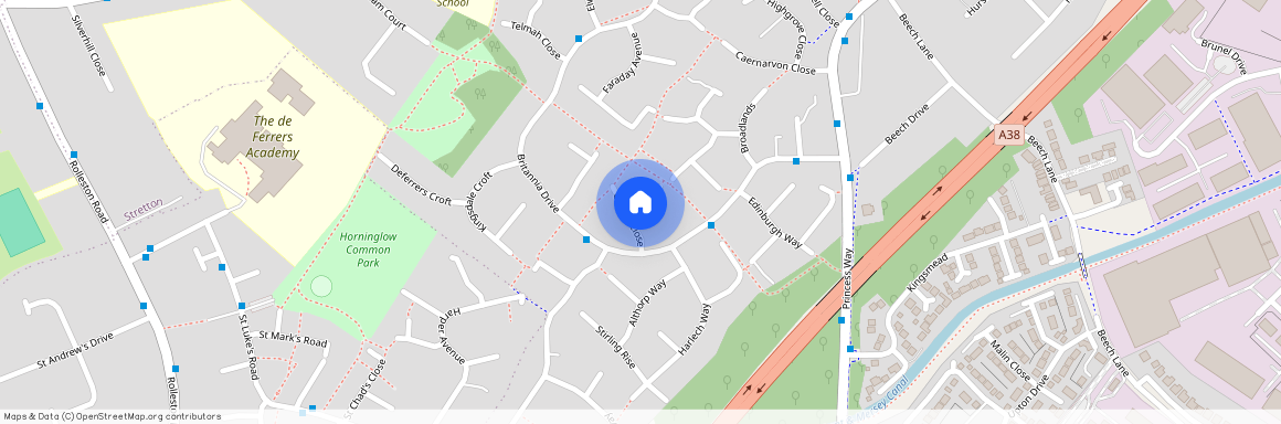 Glamis Close, Stretton, Burton-on-Trent