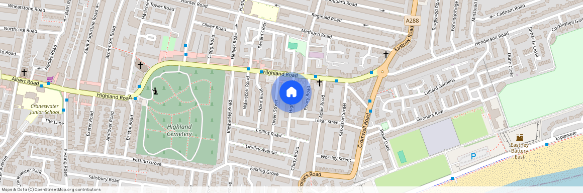 southsea, highland place, Southsea Unfurnished