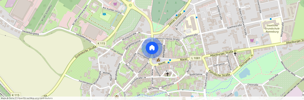 07580 Thüringen - Ronneburg