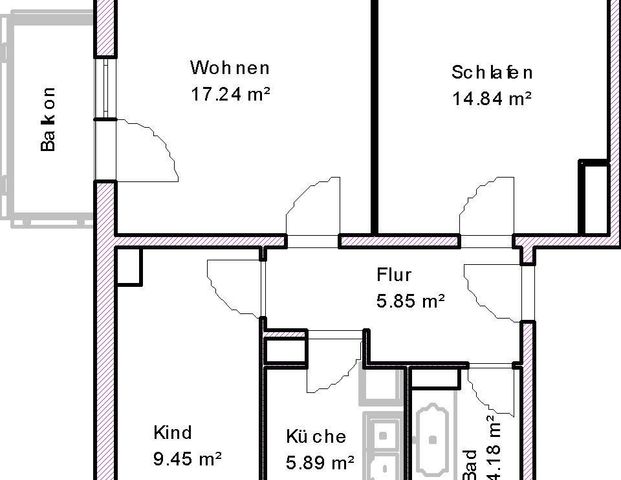 Wohnungsangebot Schinkelstraße 7 - Foto 1