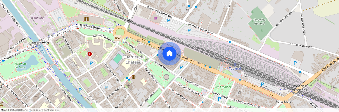 Boulevard des Nerviens 44 bus 3, 7500, TOURNAI