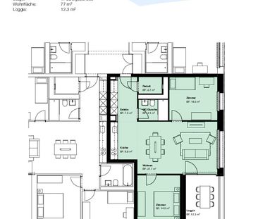 Appartement 3 1/2 pièces, 3400 Burgdorf - Foto 5