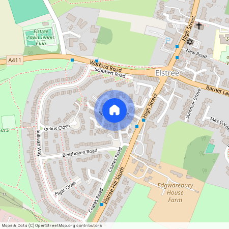 Rodgers Close, Elstree, Hertfordshire, WD6
