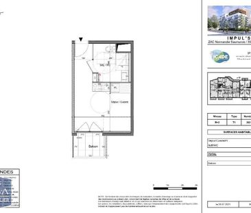 Location Appartement 1 pièce 22m² RENNES 35200 - Photo 2