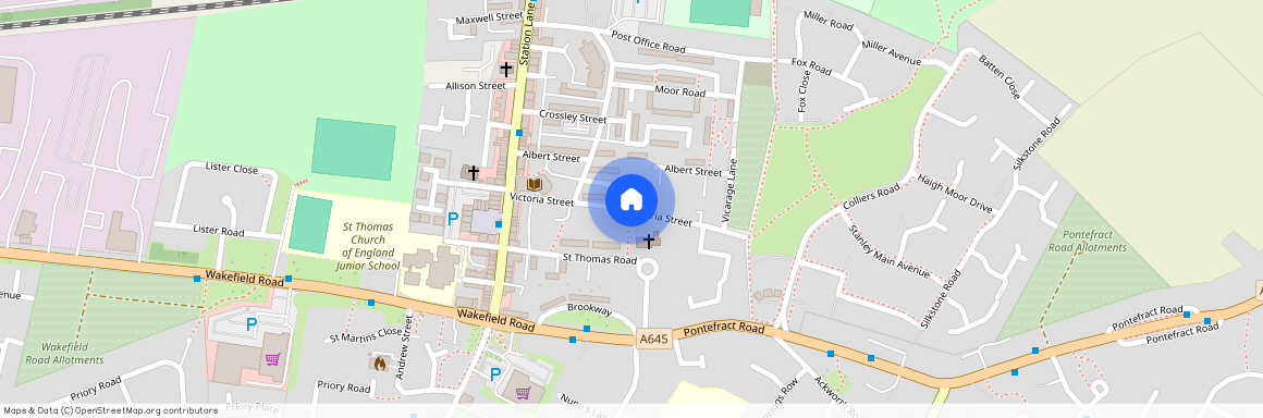 Victoria Street, Featherstone, Pontefract, West Yorkshire, UK, WF7