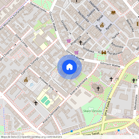 Górne Wały, Śródmieście, Gliwice, śląskie