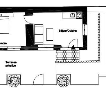 Appartement à louer 1 pièce 29.59m² - Photo 2