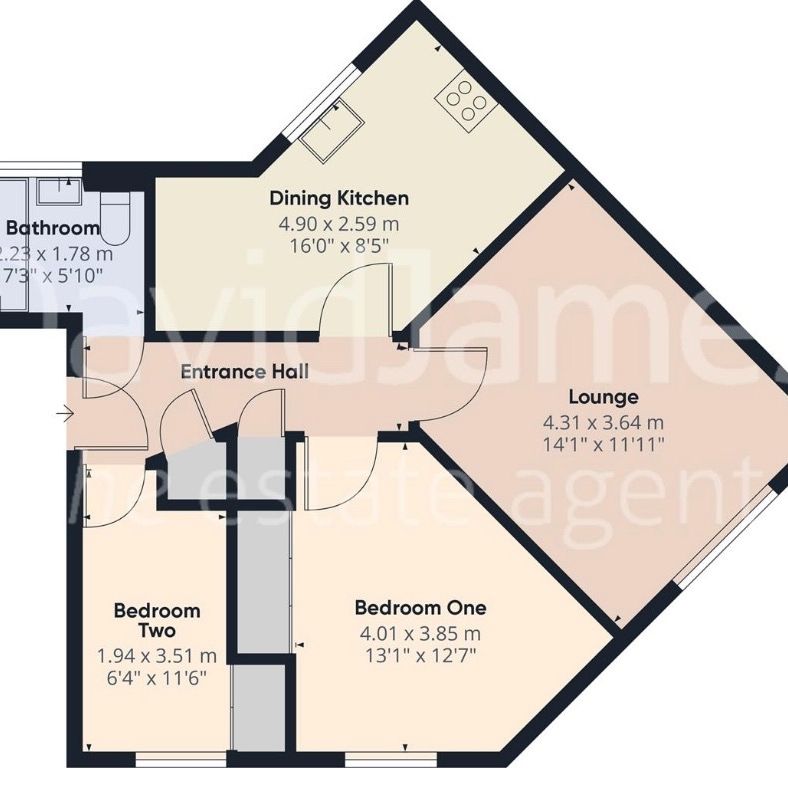 2 Bed Flat, Eccles Way, NG3 - Photo 1