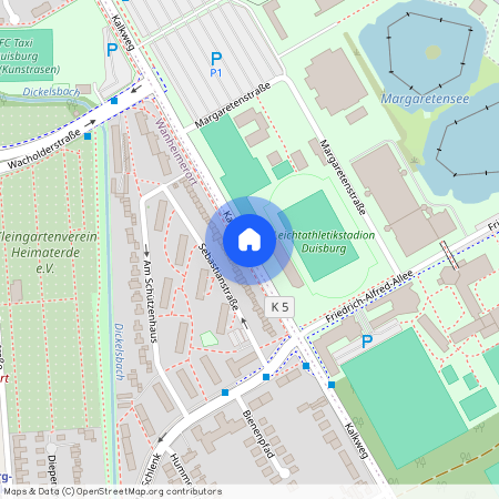 Kalkweg, 47055 Duisburg - Duisburg-Mitte