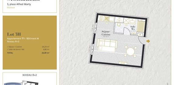 Location Appartement 1 pièce 25m² MONTAUBAN 82000 - Photo 2