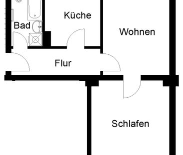 Mehr als gewohnt - Schöne 2-Zimmerwohnung in Wuppertal-Barmen - Photo 1