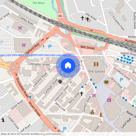 Cardigan Street, Town Centre, Luton, Bedfordshire, LU1