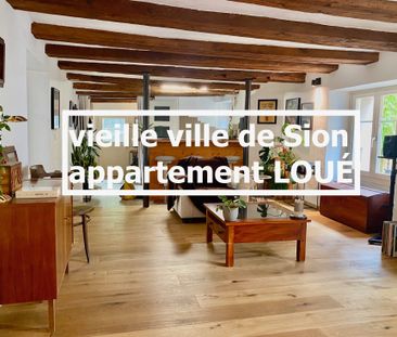 A louer grand appartement de 2.5 pièces en vieille ville de Sion - Foto 5