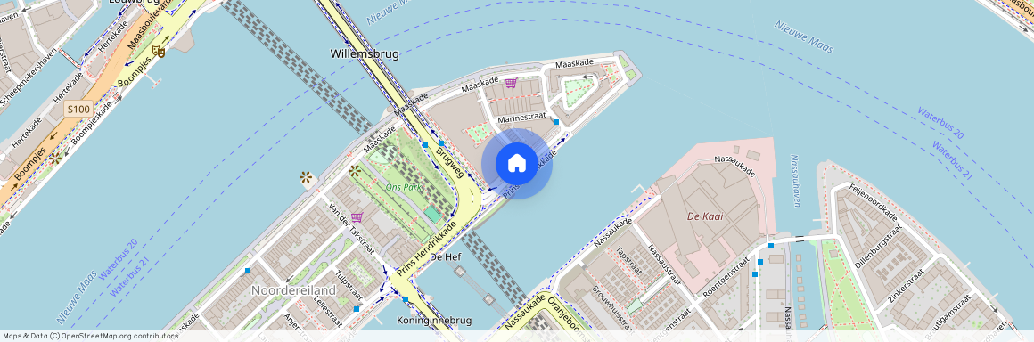 Noordereiland, 3071 KB, Prins Hendrikkade, Rotterdam