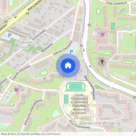 ul. Mieczysławy Ćwiklińskiej, Osiedle Słoneczne Wzgórze, Kielce, świętokrzyskie