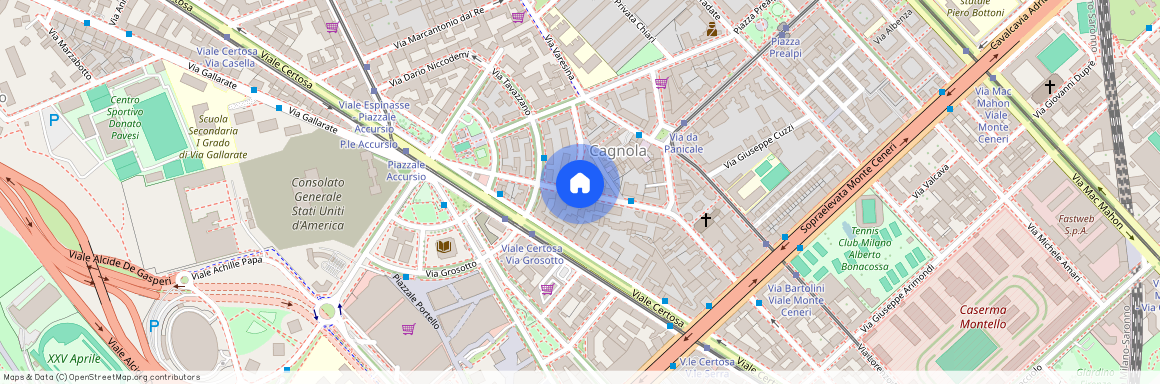 Via Pietro Gassendi, Włochy, Milan