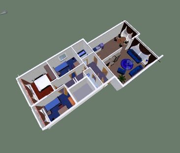 4-Zimmer-Wohnung in Mülheim-Stadtmitte - Photo 1