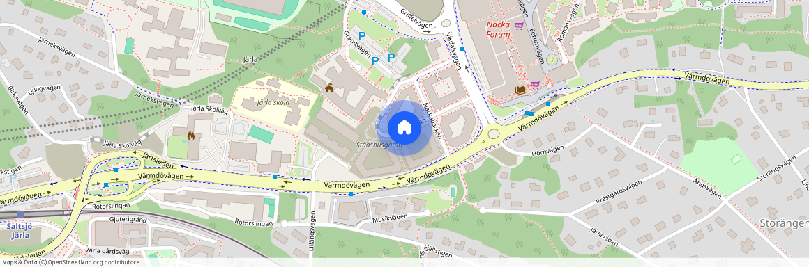 Nya gatan 21, Nacka Centrum