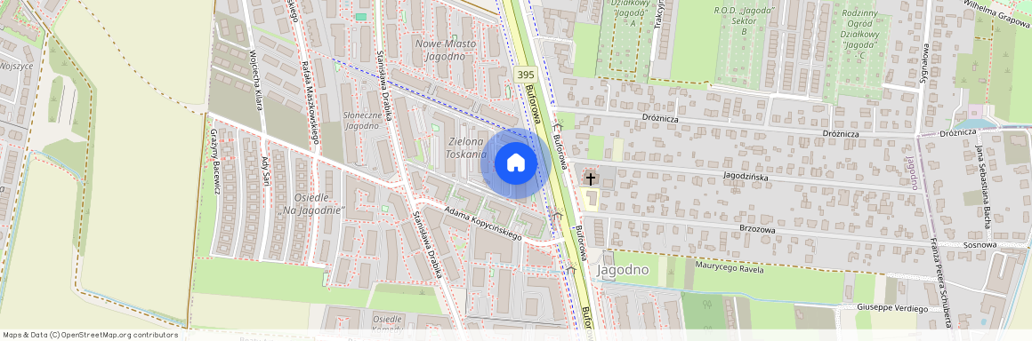 ul. Buforowa, Jagodno, Krzyki, Wrocław, dolnośląskie