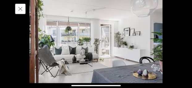 Välplanerad 3:a i Hammarbysjöstad uthyres - Foto 1