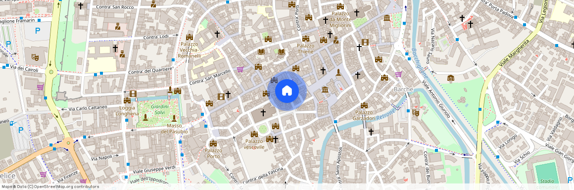 Vicenza, Contrà Frasche del Gambero - Centro Vicenza