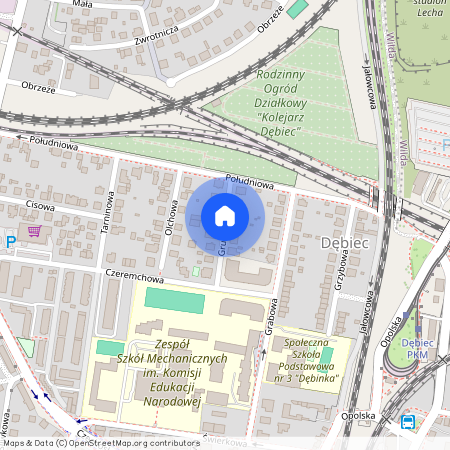 ul. Gruszkowa, Dębiec, Wilda, Poznań, wielkopolskie