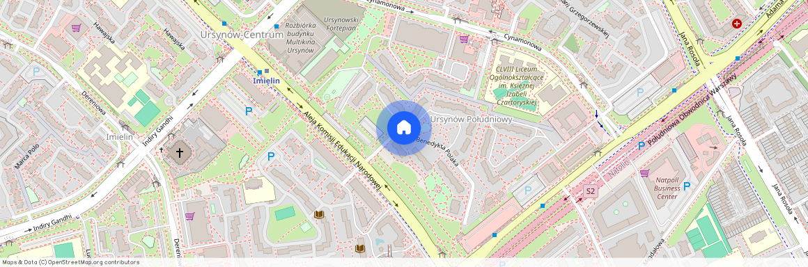 ul. Benedykta Polaka, Ursynów-Centrum, Ursynów, Warszawa, mazowieckie