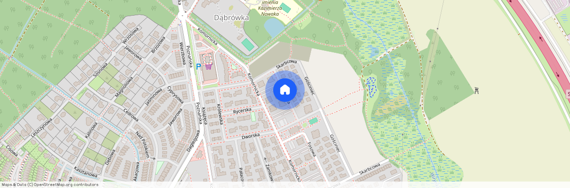 ul. Zbrojowa, Dąbrówka, Dopiewo, poznański, wielkopolskie