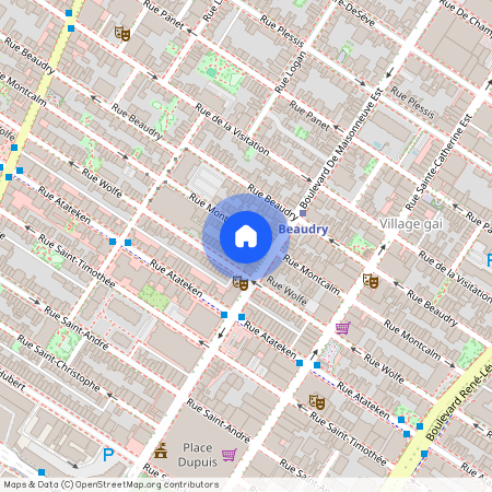 1580 Rue Montcalm, Ville-Marie, Ville-Marie, Ile de Montréal, H2L 3L4