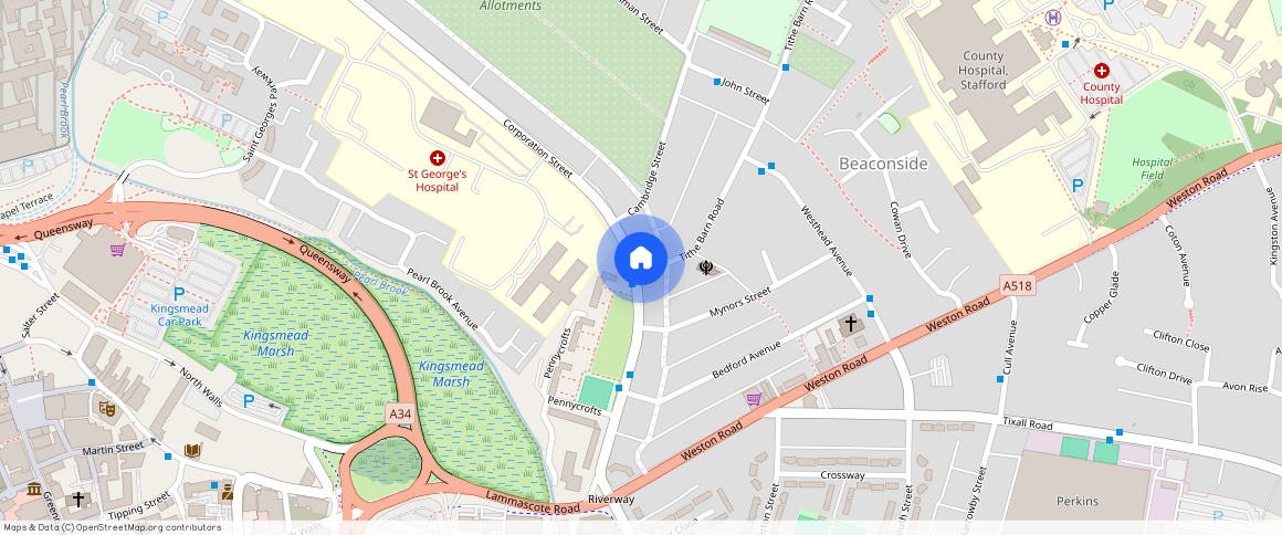 Corporation Street ST16 3LJ, ST16 3LJ, Stafford