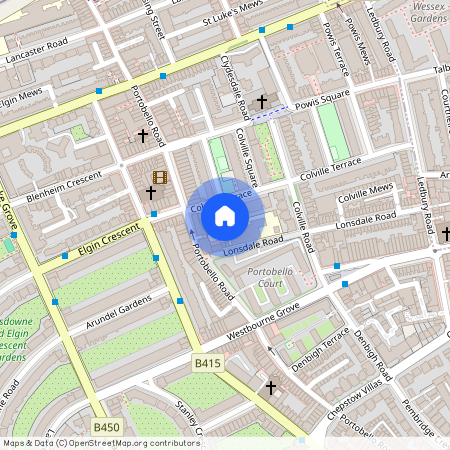 Colville Terrace, Notting Hill, London, W11