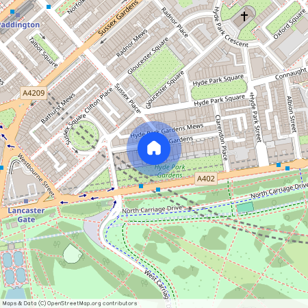 Hyde Park Gardens, Hyde Park, W2
