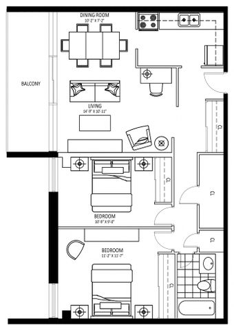 378 Vine - Plan K - Photo 3