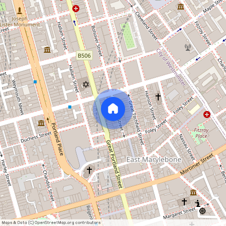 Gosfield Street, London, (SHORT LET) Flat 1, 28