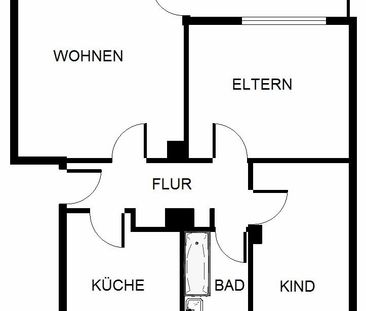 3-Zimmer-Wohnung in Gelsenkirchen Hassel - Photo 1