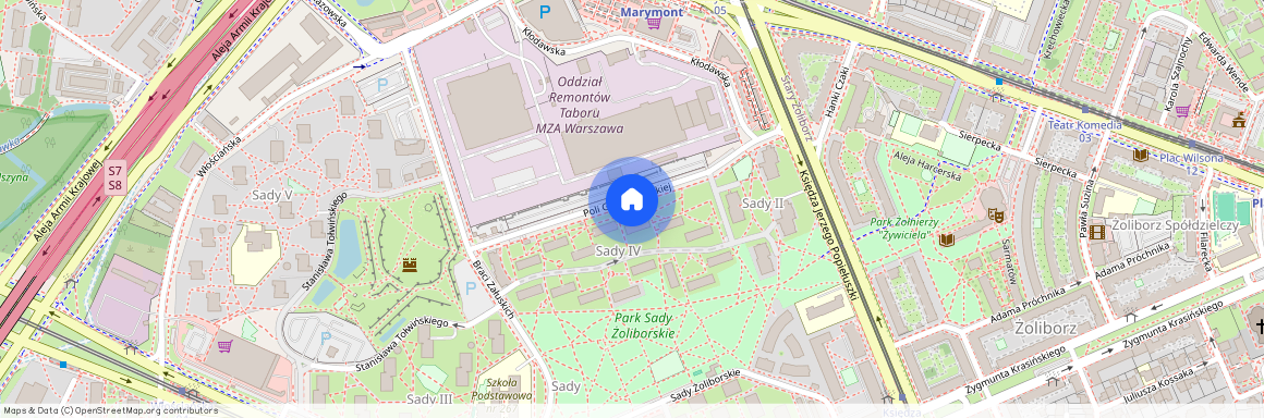 ul. Poli Gojawiczyńskiej, Sady Żoliborskie, Żoliborz, Warszawa, mazowieckie