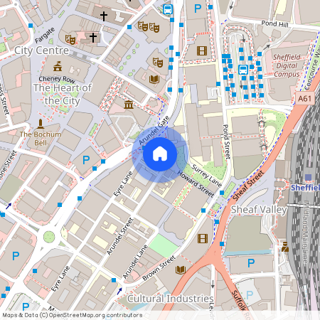 St. Pauls Square, Sheffield, South Yorkshire, S1