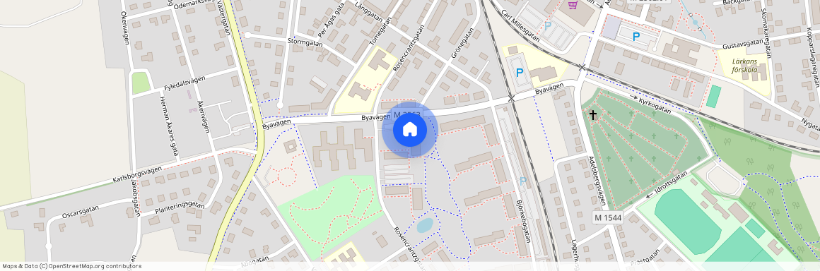 Byavägen 19, Tomelilla