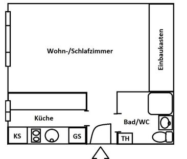 Ruhige Einzimmerwohnung, separate Küche, nahe Bahnhof Hernals, 600 ... - Photo 3