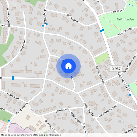 Bisp Thomas väg, Strängnäs