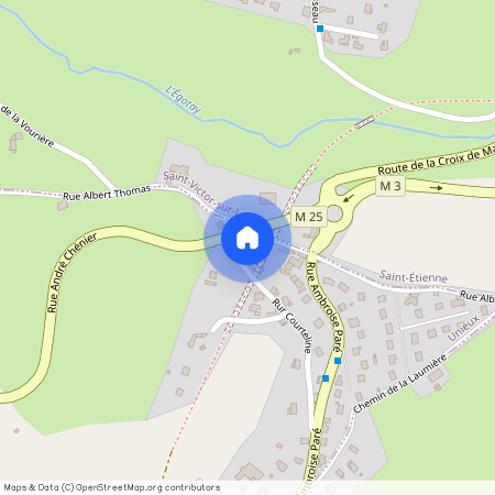 Loire (42), 1 RUE COURTELINE LA CROIX DE MARLET, 42240, Unieux