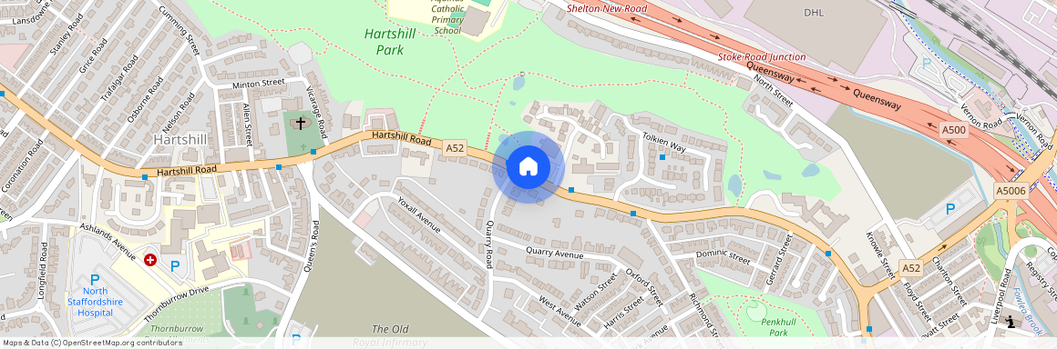 Hartshill Road, Stoke-on-trent, ST4