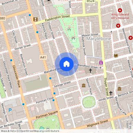 Blandford St, London