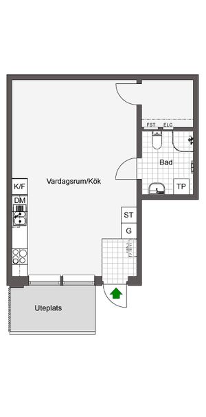 Bergslenagatan 42 D - Foto 1