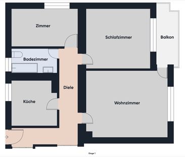 NNV! Gemütliche 3-Zimmer-Wohnung mit ca. 73,83m² Wohnfläche und Loggia - Photo 1