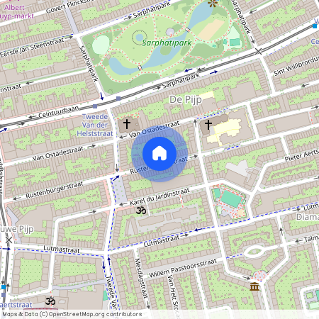 Rustenburgerstraat 278-2, Van der Helstpleinbuurt, 1073GL, Amsterdam