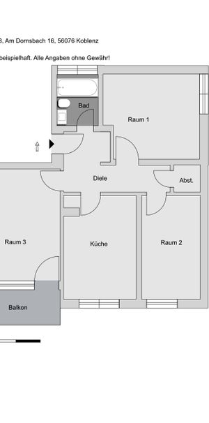 frisch modernisierte 3-Zimmer-Wohnung in Koblenz Horchheimer Höhe - Photo 2