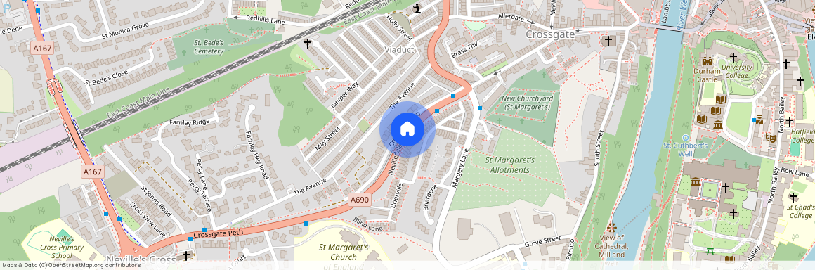 Nevilledale Terrace, Durham City, DH1 4QG, Durham