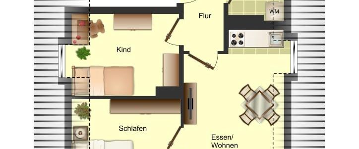 Demnächst frei! 3-Zimmer-Wohnung in Herford Innenstadt - Photo 1